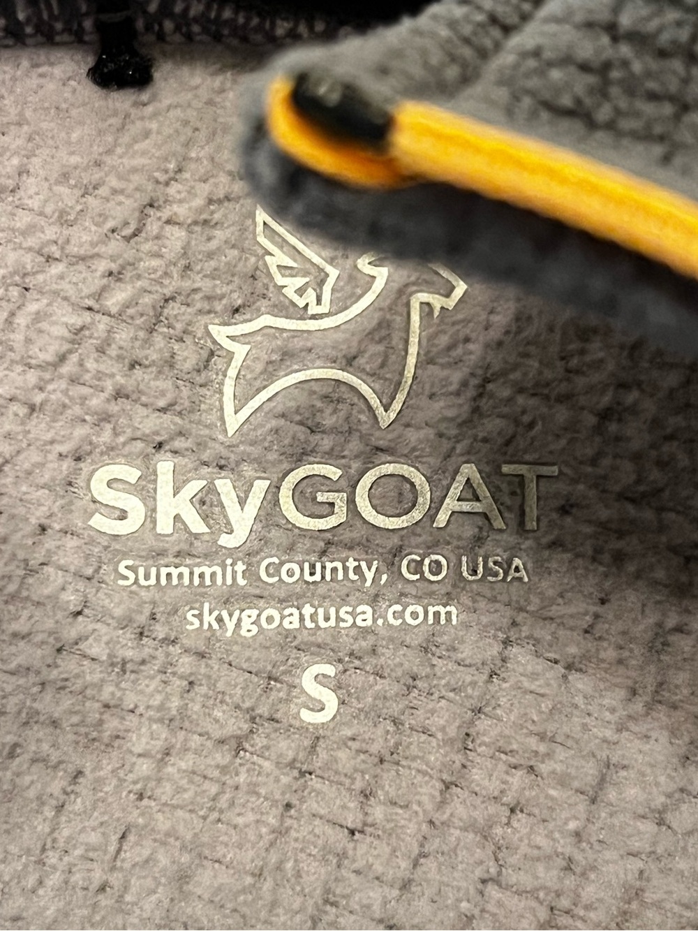 SkyGOAT CAMP Hooded Microgrid Fleece Jacket | Size S 🏔️ - Picture 6 of 14